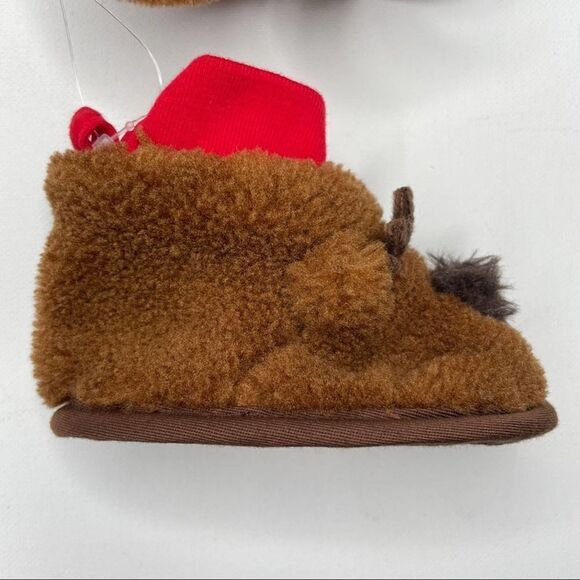 Raindeer Slippers Baby 3-6 Mon - Picture 2 of 7